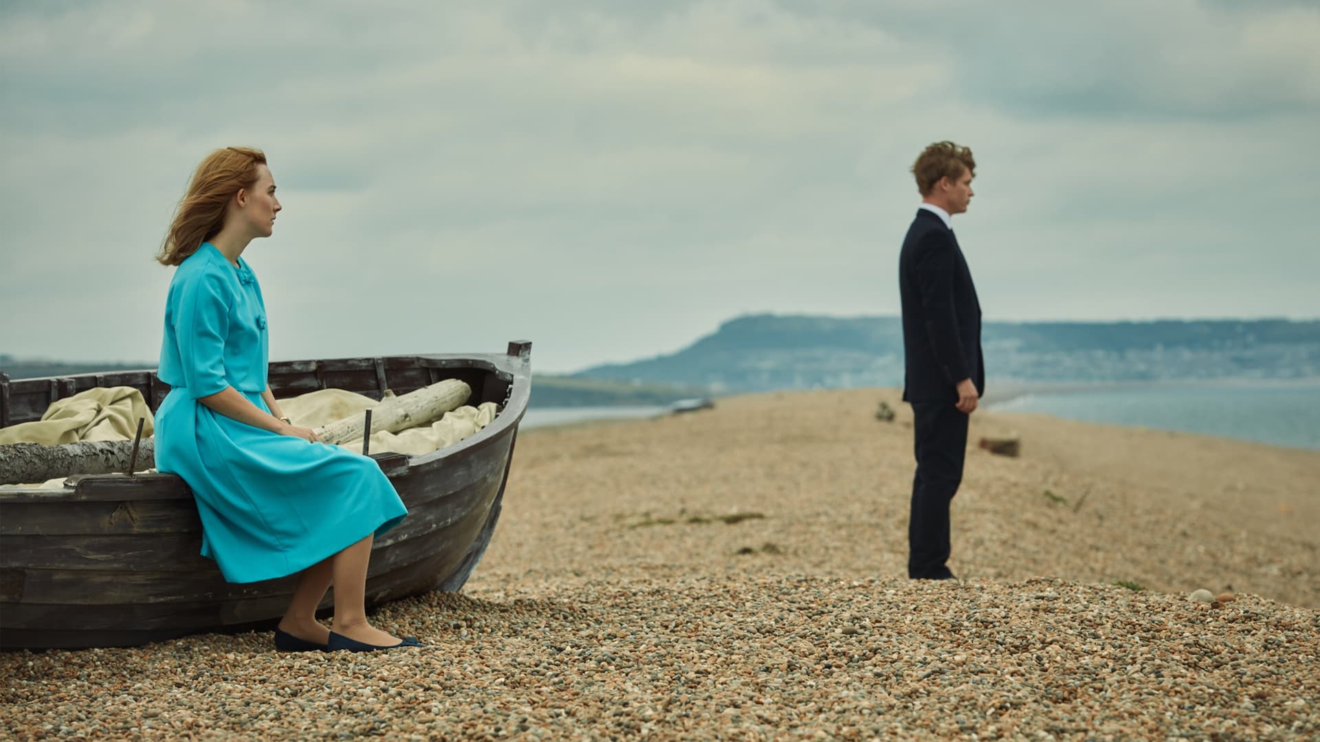 Sur la plage de Chesil