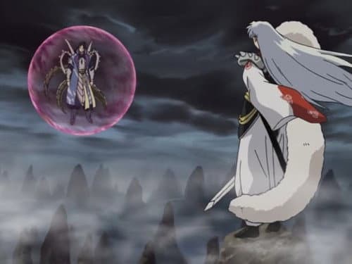 Détruis Naraku grâce au barrage de diamantine