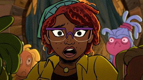Splinter et April affrontent un poisson rouge