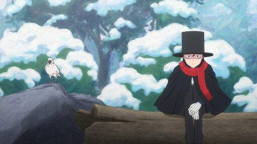 Le jeune duc, le corbeau et le patinage