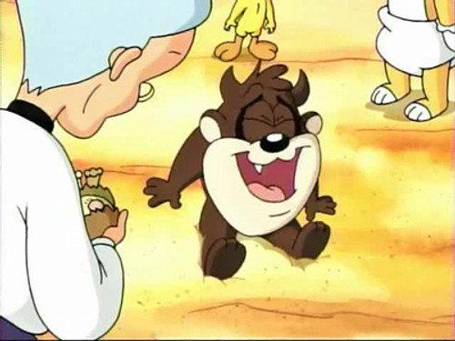 Taz fait le clown